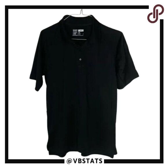 5.11 Tactical Adult Men's Short Sleeve Athleisure Polo in Size Medium - Picture 1 of 6